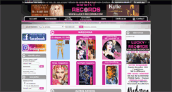 Desktop Screenshot of lucky-records.com